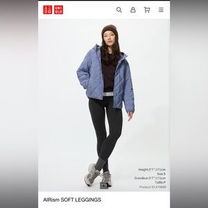 Uniqlo Women's black Airism SOFT leggings